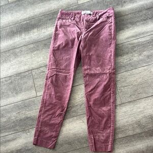 Pink velvet like pixie Pants